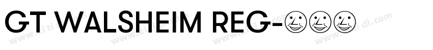 GT WALSHEIM REG字体转换 GT WALSHEIM REG字体转换
